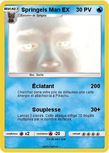 Pokemon Springels Man EX