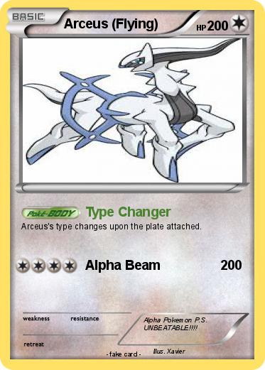 Pokemon Arceus (Flying)