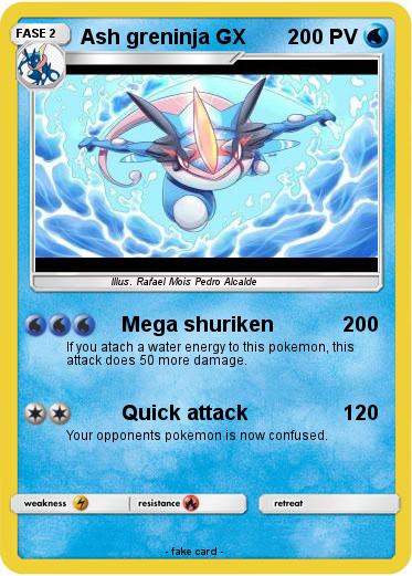 Pokemon Ash greninja GX