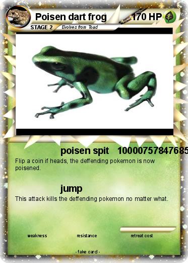 Pokemon Poisen dart frog