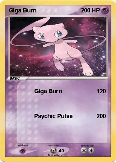 Pokemon Giga Burn