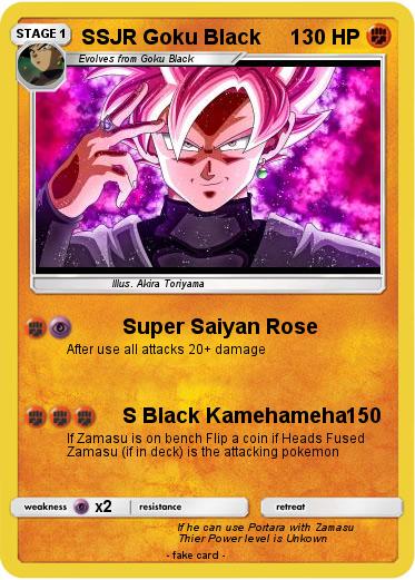 Pokemon SSJR Goku Black