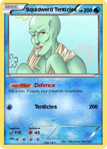 Pokemon Squidwerd Tenticles