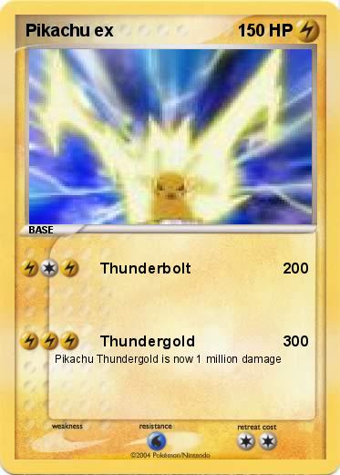 Pokemon Pikachu ex