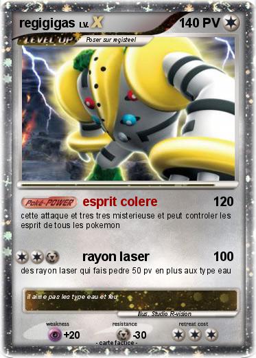 Pokemon regigigas