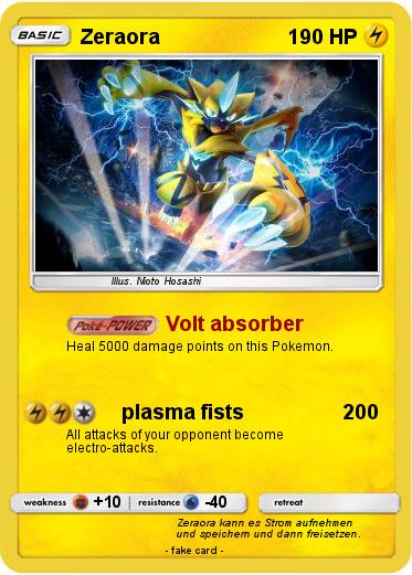 Pokemon Zeraora