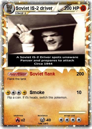 Pokemon Soviet IS-2 driver