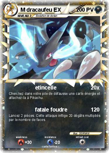 Pokemon M dracaufeu EX