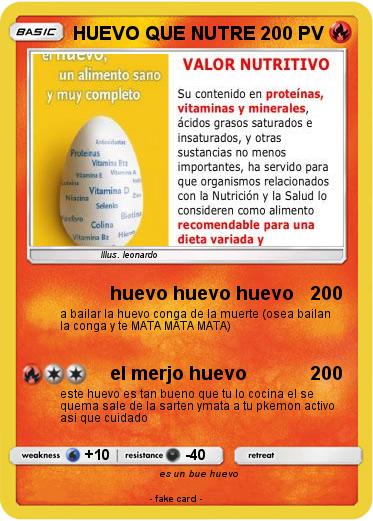 Pokemon HUEVO QUE NUTRE