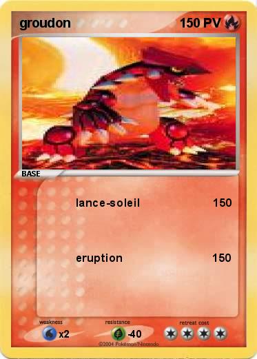 Pokemon groudon