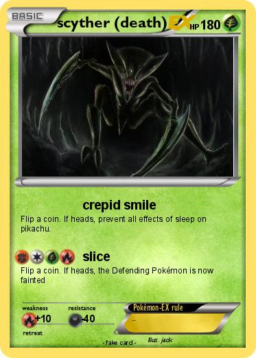 Pokemon scyther (death)