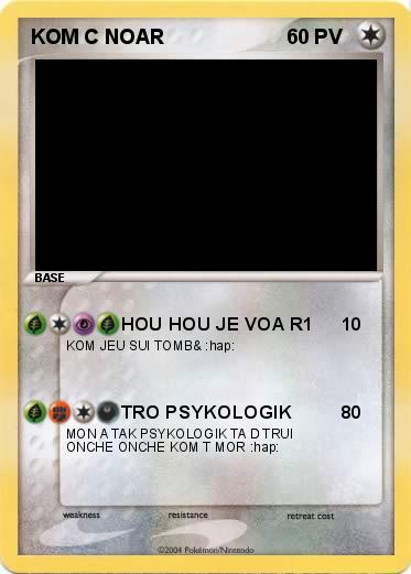 Pokemon KOM C NOAR