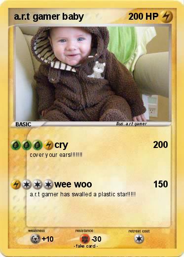 Pokemon a.r.t gamer baby