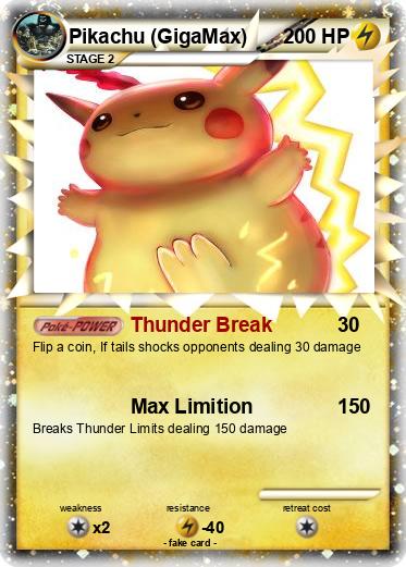 Pokemon Pikachu (GigaMax)