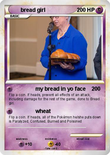 Pokemon bread girl