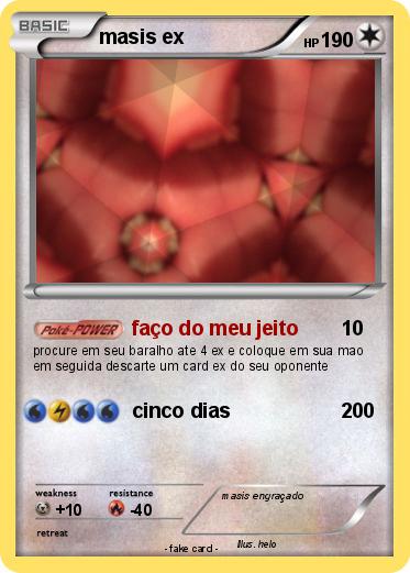 Pokemon masis ex