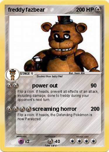 Pokemon freddy fazbear