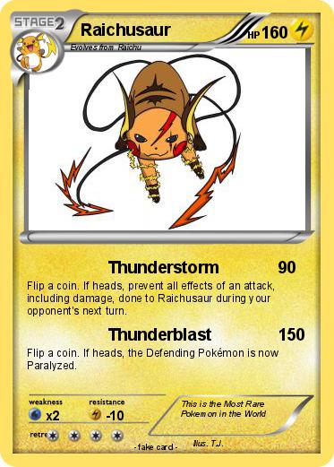 Pokemon Raichusaur