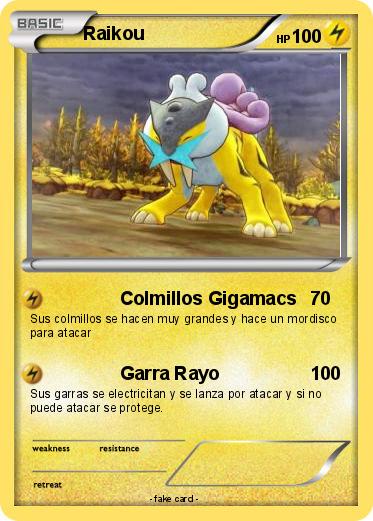 Pokemon Raikou