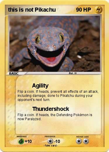 Pokemon this is not Pikachu