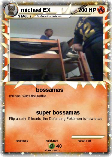 Pokemon michael EX