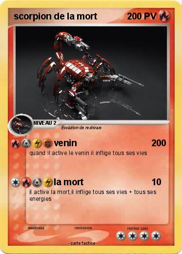 Pokemon scorpion de la mort