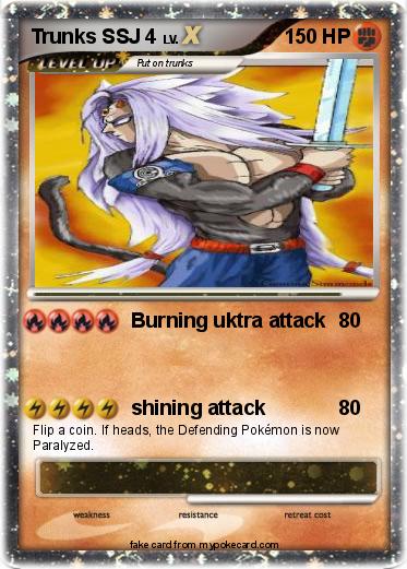 Pokemon Trunks SSJ 4