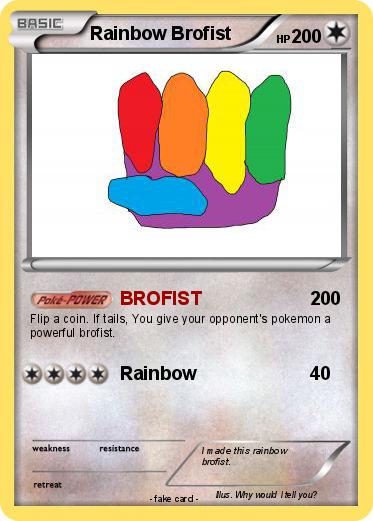 Pokemon Rainbow Brofist