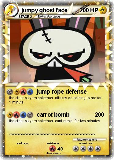 Pokemon jumpy ghost face