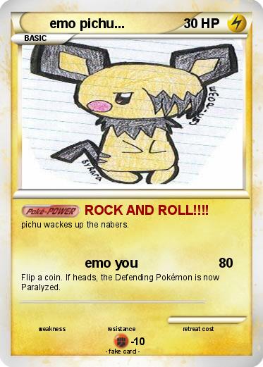 Pokemon emo pichu...