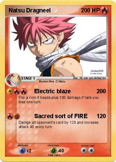 Pokemon Natsu Dragneel