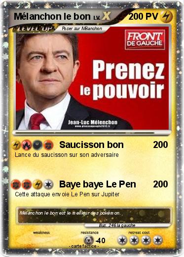 Pokemon Mélanchon le bon