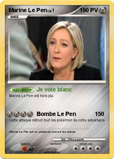Pokemon Marine Le Pen