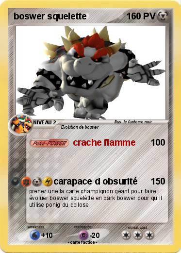 Pokemon boswer squelette