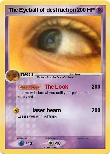 Pokemon The Eyeball of destruction