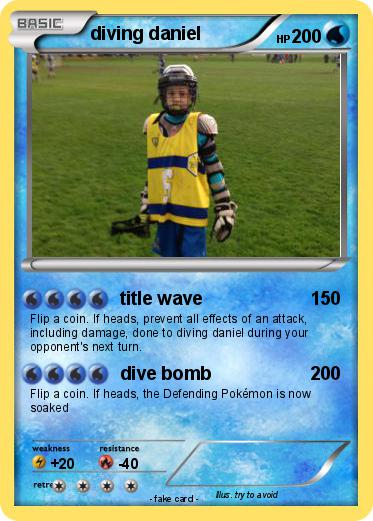 Pokemon diving daniel
