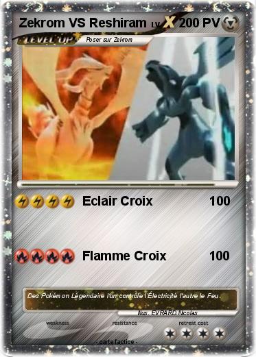 Pokemon Zekrom VS Reshiram