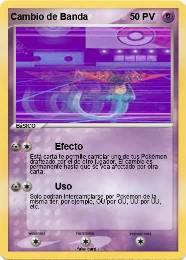 Pokemon Cambio de Banda