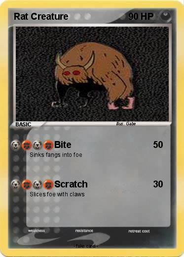 Pokemon Rat Creature
