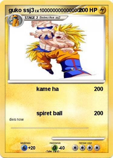 Pokemon guko ssj3