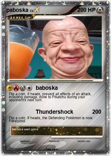 Pokemon paboska