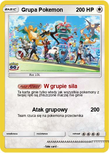 Pokemon Grupa Pokemon
