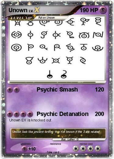 Pokemon Unown
