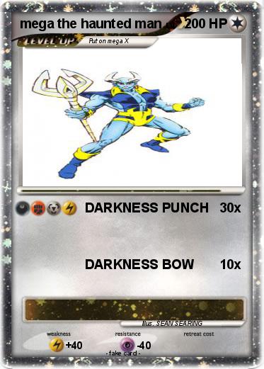 Pokemon mega the haunted man