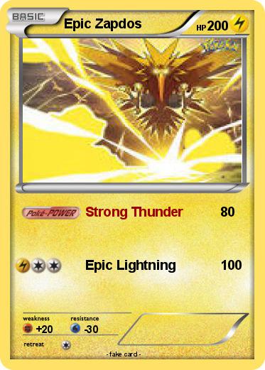 Pokemon Epic Zapdos
