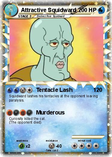 Pokemon Attractive Squidward