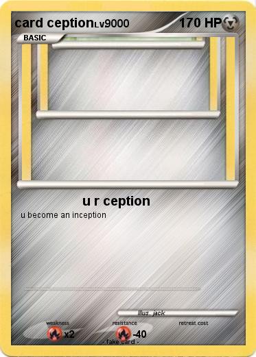 Pokemon card ception