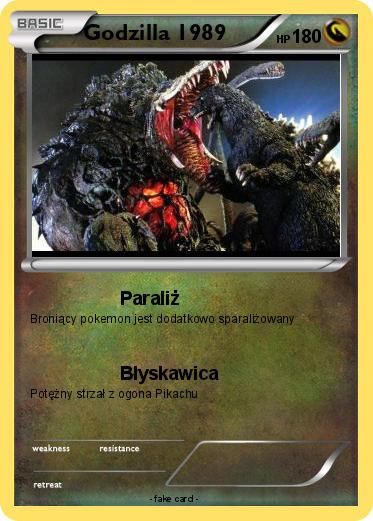 Pokemon Godzilla 1989