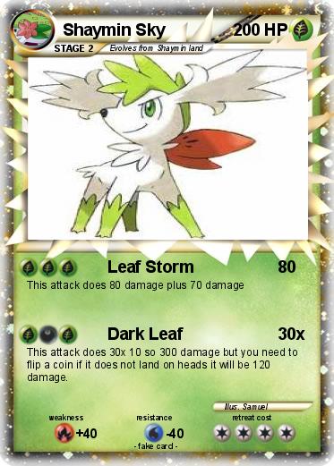 Pokemon Shaymin Sky