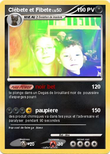 Pokemon Clébete et Fibete
